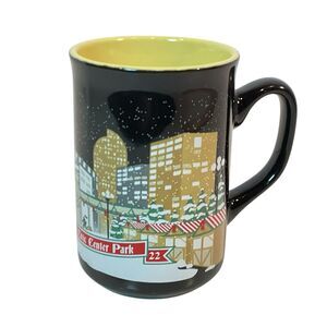 2022 Denver Christkindlmarket Coffee Cup Tea Mug Black Collectible Gift Skyline